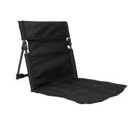 Chaise Pliante de Camping, Chaise Paresseuse Portative Légère, à Dossier Pliante Réglable et Confortable pour l'extérieur (Black)