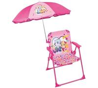 Chaise pliante de camping PAT'PATROUILLE Stella Everest avec parasol ø 65 cm - FUN HOUSE
