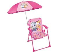 Chaise pliante de camping PAT'PATROUILLE Stella Everest avec parasol ø 65 cm - FUN HOUSE