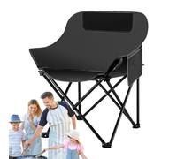 Chaise Pliante de Camping Portable | Chaise de Sport Pliable en Tissu Oxford avec Structure en Acier | Fauteuil à Bascule Portable Facile à Monter avec Support pour Boissons