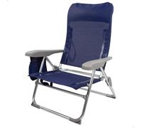 Aktive Slim Aluminium Folding Chair Multi-position 61x60x89 Cm Bleu 61 x 60 x 89 cm