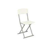 Atmosphera Chaise pliante simili cuir beige