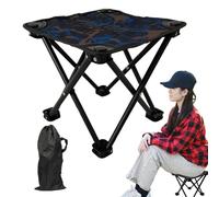 Chaise pliante d'extérieur | Chaises de camping pliantes d'extérieur | Tabouret robuste avec sac de rangement, support confortable pour voyage, plage, pêche, alpinisme, sports