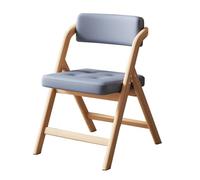 Chaise pliante d'extérieur empilable avec dossier pour la maison, table à manger, bleu clair, 50 x 60 x 75 cm