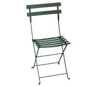 Fermob - Bistro Chaise pliante en métal, vert cèdre