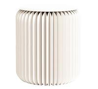 Chaise pliante en papier portable, design moderne en accordéon, structure en nid d'abeille, tabouret bas ultra fin pour salon, chambre à coucher, mobilier respectueux de l'environnement et peu