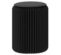 Chaise pliante en papier portable, design moderne en accordéon, structure en nid d'abeille, tabouret bas léger pour salon et chambre à coucher, siège pliable ultra fin et peu encombrant