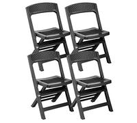 Chaise pliante en résine Asso 47 x 48 x 77 cm Progarden