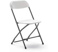 Chaise Pliante En Résine - Marbueno Summer - Blanc - 44x44x79 Cm - Pliable - Moderne - Nettoyage Facile Multicolore