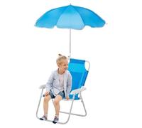Chaise Pliante Enfant pour Plage,Siège Reclinable avec Store Anti-UV - Structure Renforcée Anti-Dérapante pour Voyage Jardin Piscine Pique-Nique Extérieur