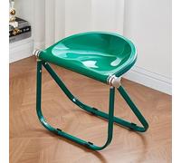 Chaise pliante ergonomique sans accoudoirs, tabouret de maquillage élégant avec pieds en métal pour salle à manger et cuisine, design moderne, peu encombrant, assise confortable et polyvalente
