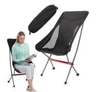Chaise Pliante Extérieure - Siège Repliable Ergonomique - Siège de Randonnée Anti-Dérapant,pour Camping Randonnée Plage Pêche Pique-nique Terrasse Balcon Jardin