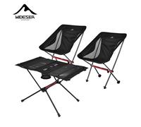 Chaise pliante extérieure table de Camping touristique pêche plage Longue chaise pour détente pliable loisirs voyage meubles pique-nique 2person plus