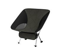 Chaise Pliante, Fauteuil Camping Pliable Confortable avec Sac de Rangement, Conception Ergonomique, Installation Facile, Convient pour la Randonnée, Le Barbecue en Plein Air, la Pêche(Black,Small)