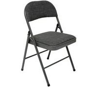Chaise pliante Flexy + métal et tissu gris 5five Gris G