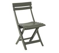 Chaise Pliante - Grosfillex - Miami - Forest Green - Résine Gris