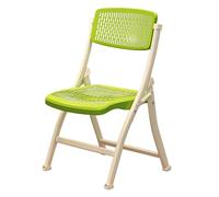 Chaise pliante légère en plastique, facile à ranger et à transporter, confortable et haute capacité de poids, parfaite pour les fêtes, les familles, les bureaux - Couleur verte