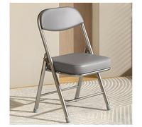 Chaise pliante légère, peu encombrante et robuste pour la maison, le bureau, les conférences, les dortoirs et l'utilisation d'un ordinateur - Design portable pour un rangement facile