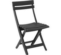 Chaise pliante Miami GRILL ME Anthracite Résistante au intempéries et facile a ranger G