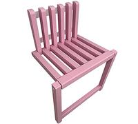 Chaise pliante murale en bois massif avec pieds de support, peut supporter jusqu'à 150 kg, parfaite pour les couloirs, les entrées et les petites salles