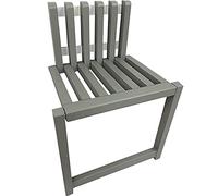 Chaise pliante murale en bois massif pour économiser de l'espace avec pieds de support jusqu'à 150 kg, parfaite pour une utilisation dans le couloir et l'entrée