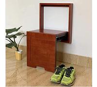Chaise pliante murale en bois massif pour économiser de l'espace pour chambre à coucher, allée, salle de bain, rangement facile sans prendre de place