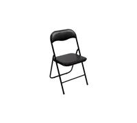 Perel Tools Chaise pliante Toolland FP168B Tolland noire 38 x 43 x 78 cm