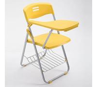 Chaise pliante portable avec bras pour tablette, dossier en maille empilable et siège rembourré pour le bureau, l'école et les sessions d'entraînement