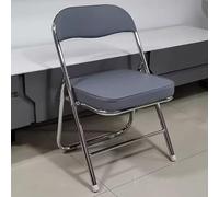 Chaise pliante portable - Cuir épais haute densité rembourré design peu encombrant léger et élégant pour un usage domestique intérieur/extérieur