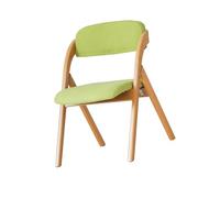 Chaise pliante portable en bois massif, tabouret de salle à manger et ordinateur pour bureau à domicile, léger, design peu encombrant, idéal pour les petits espaces et utilisation polyvalente