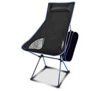 Chaise pliante portable ultra légère en tissu Oxford pour camping, randonnée, plage, pêche