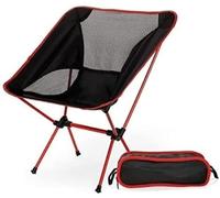 Chaise pliante portable ultra légère en tissu Oxford pour camping, randonnée, plage, pêche