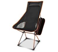 Chaise pliante portable ultra légère en tissu Oxford pour camping, randonnée, plage, pêche