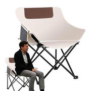 Chaise Pliante pour extérieur, Chaise Pliante pour Camping - Chaises de Camping Pliables en Tissu Oxford avec Structure en Acier - Chaise à Bascule Facile à Monter avec Support pour Boissons