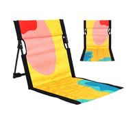 Chaise Pliante Pour L'Extérieur Siège Confortable Rembourré Et Inclinable | Chaise Gaming De Sol Avec Dossier Pour les Habitants d'Appartement Adolescents Voyageurs Salon Camping Plage et Bord de