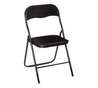 Chaise pliante PVC ""Funny"" Atmosphera - Noir