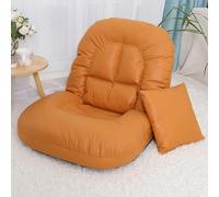 Chaise pliante réglable avec support dorsal - Chaise longue confortable sans accoudoirs 5 positions pour jouer, lire et méditer