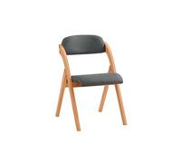 Chaise Pliante Rembourrée Ergonomique Grise pour les Petits Espaces