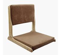 Chaise pliante sans pieds - Siège de méditation portable avec coussin confortable pour le salon et la chambre à coucher - Design léger et peu encombrant pour un rangement et un voyage faciles