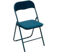 Chaise pliante velours bleu 5five Bleu canard G