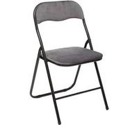 Chaise pliante velours gris 5five gris G