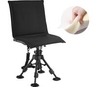 VEVOR Chaise de Chasse Pivotante à 360° Silencieuse et Pliable avec Housse