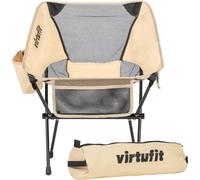 Chaise pliante VirtuFit Stoel Compact Beige 56x43x68 cm