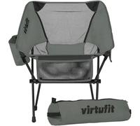 Chaise pliante VirtuFit Stoel Compact Gris 56x43x68 cm