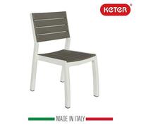 Chaise Poltroncina En Polypropylène Keter Harmony Couleur Blanc Cappuccino