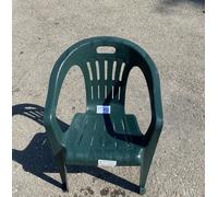 Chaise Poltroncina En PP Modèle Piona De Jardin Couleur Verte BF20120