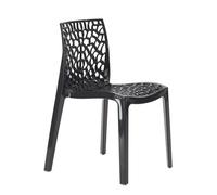 Chaise Polypropylène Design Nid d'Abeille de Jardin Bistrot Gruvyer Grand Soleil