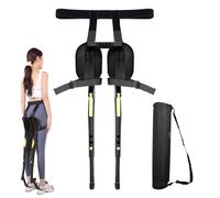 Chaise portable, chaise invisible - Repose-jambes portable pour chaise sans chaise, portable, pliable | Tabouret de pêche invisible pour l'extérieur, siège ergonomique de jambe portable, 3 vitesses