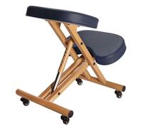 Chaise posturale à roulettes bleu