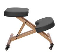 Chaise posturale à roulettes noir